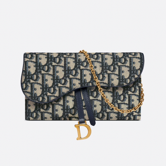 Dior Saddle Wallet with Chain S5614CTZQ_M928